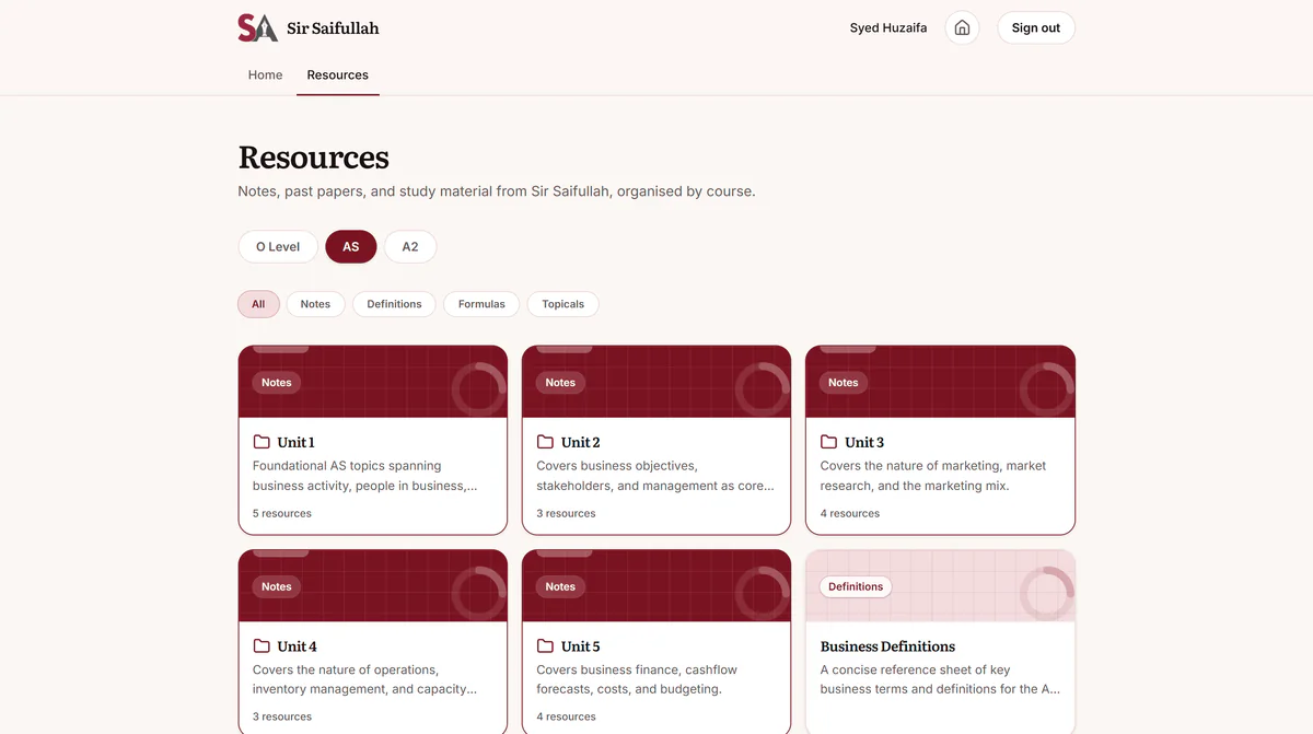 Resources Hub