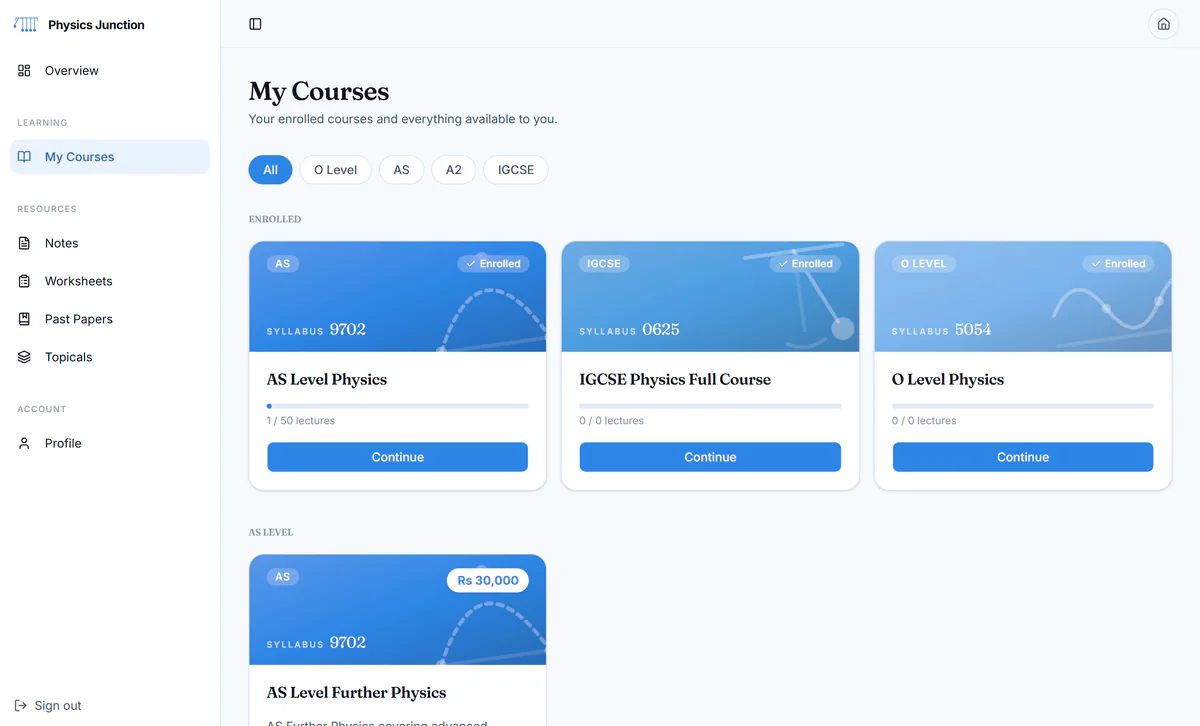Student Dashboard